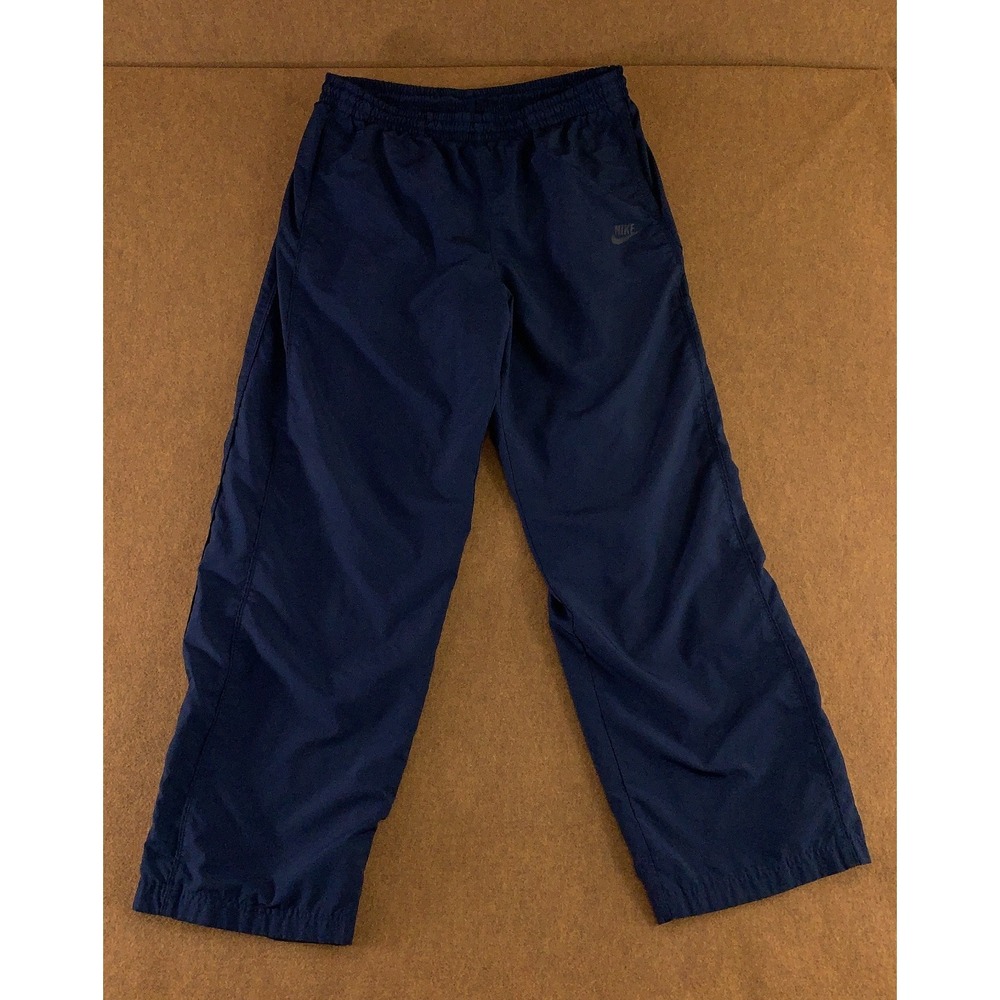 Nike Mens Mens 2XL Blue Elastic Waist Straight Leg Activewear Track‎ Pants